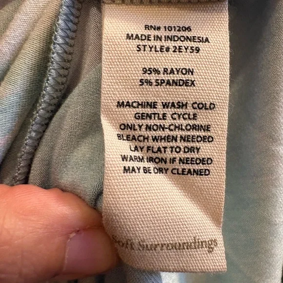 NWOT Soft Surroundings Santiago Lakeview Sleeveless Maxi Dress Women’s Medium - Picture 8 of 9